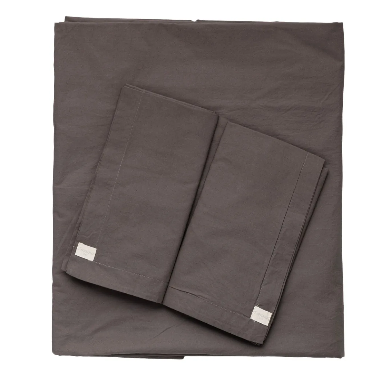 Set di lenzuola Memoria in cotone organico marrone