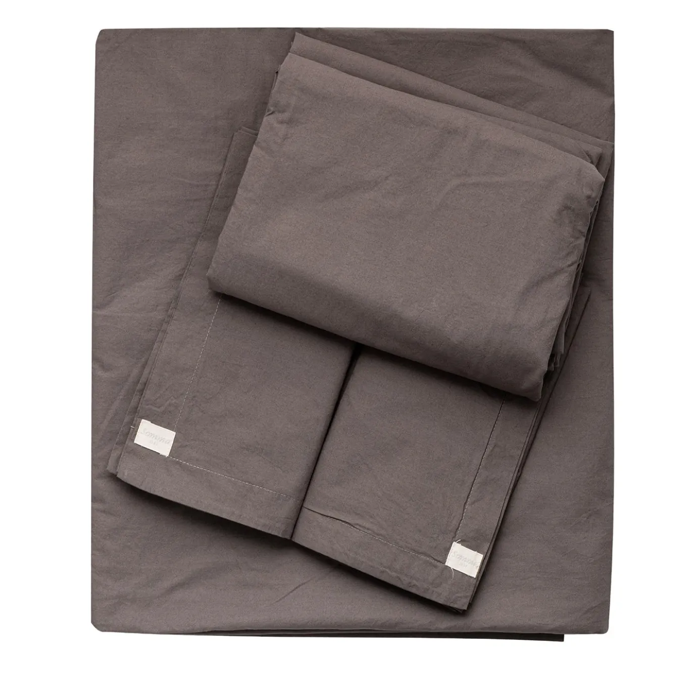 Set di lenzuola Memoria in cotone organico marrone