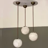 Set di 3 pendenti Maxi Alabaster Moon