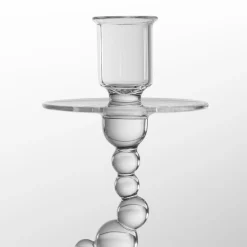 Set di 2 Portacandele Trasparenti H₂O Bubble
