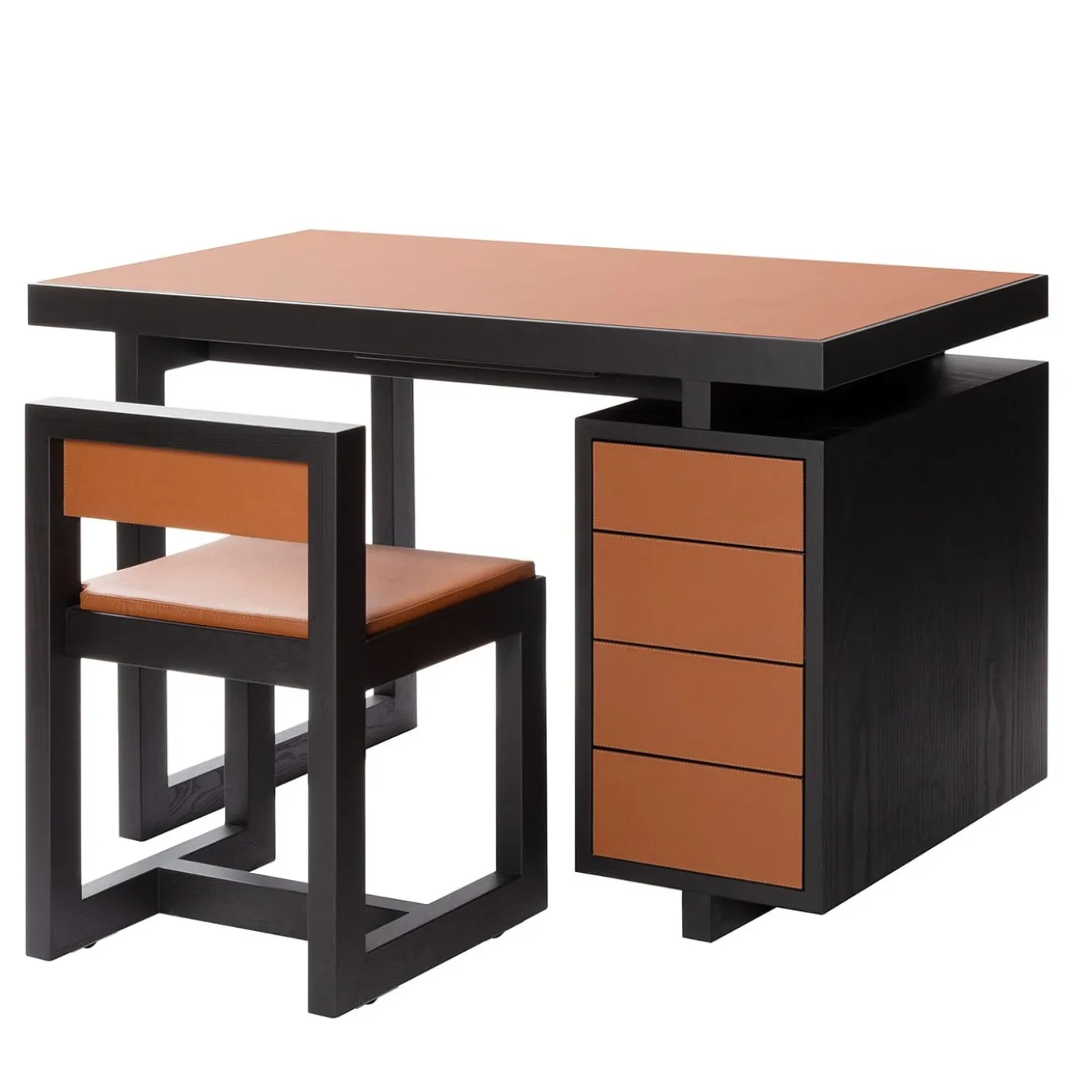 Set di scrivania e sedia Twain