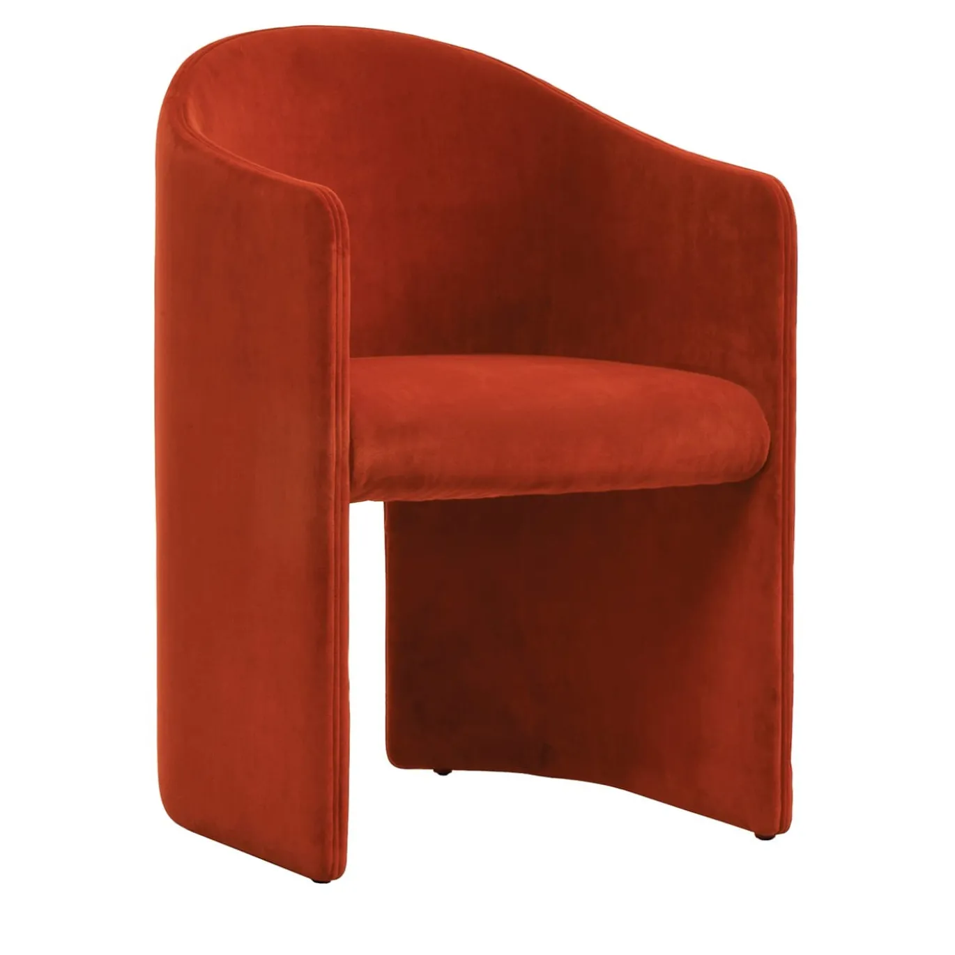 Set di 2 sedie Brera rosse di Dainelli Studio
