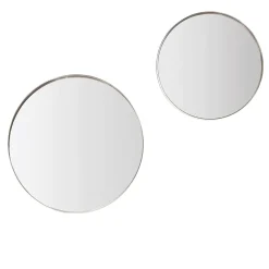 Set di 2 specchi da parete a LED Face To Face di Giuseppe Bavuso