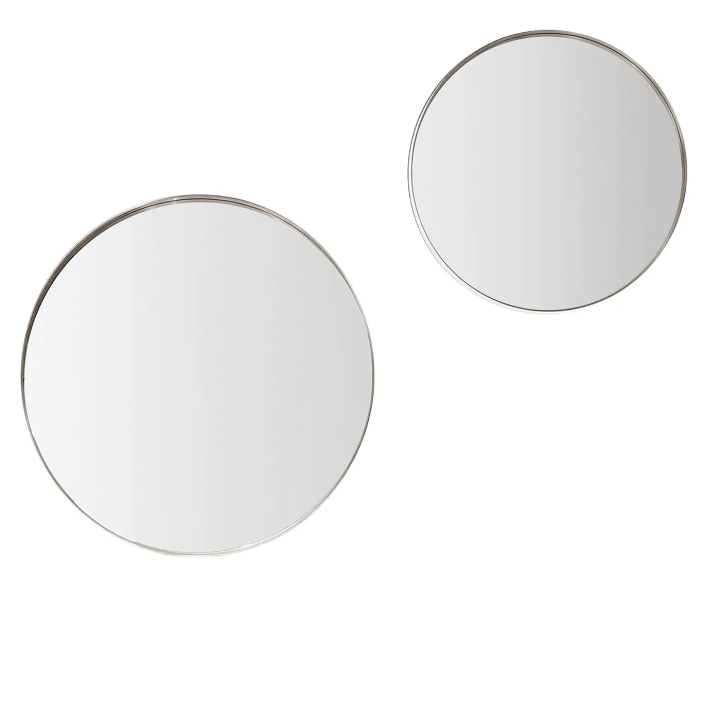 Set di 2 specchi da parete a LED Face To Face di Giuseppe Bavuso