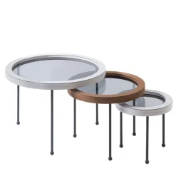 Set di 3 tavolini Augustus