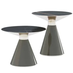 Set di 2 tavolini Crono