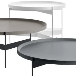 Set di 3 tavolini da caffè Sospiri Abaco multicolore