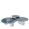 Set di 3 tavolini da caffè Trompe-L'Oeil Mushroom