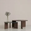 Set di 2 tavolini in legno Paris