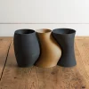 Set di 3 vasi decorativi Turan curvi