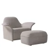Set Poltrona e Pouf Albatro Beige