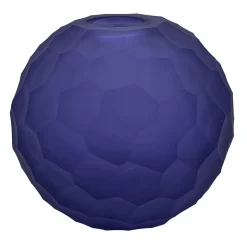 Sfera Sfaccettato Vaso rotondo blu
