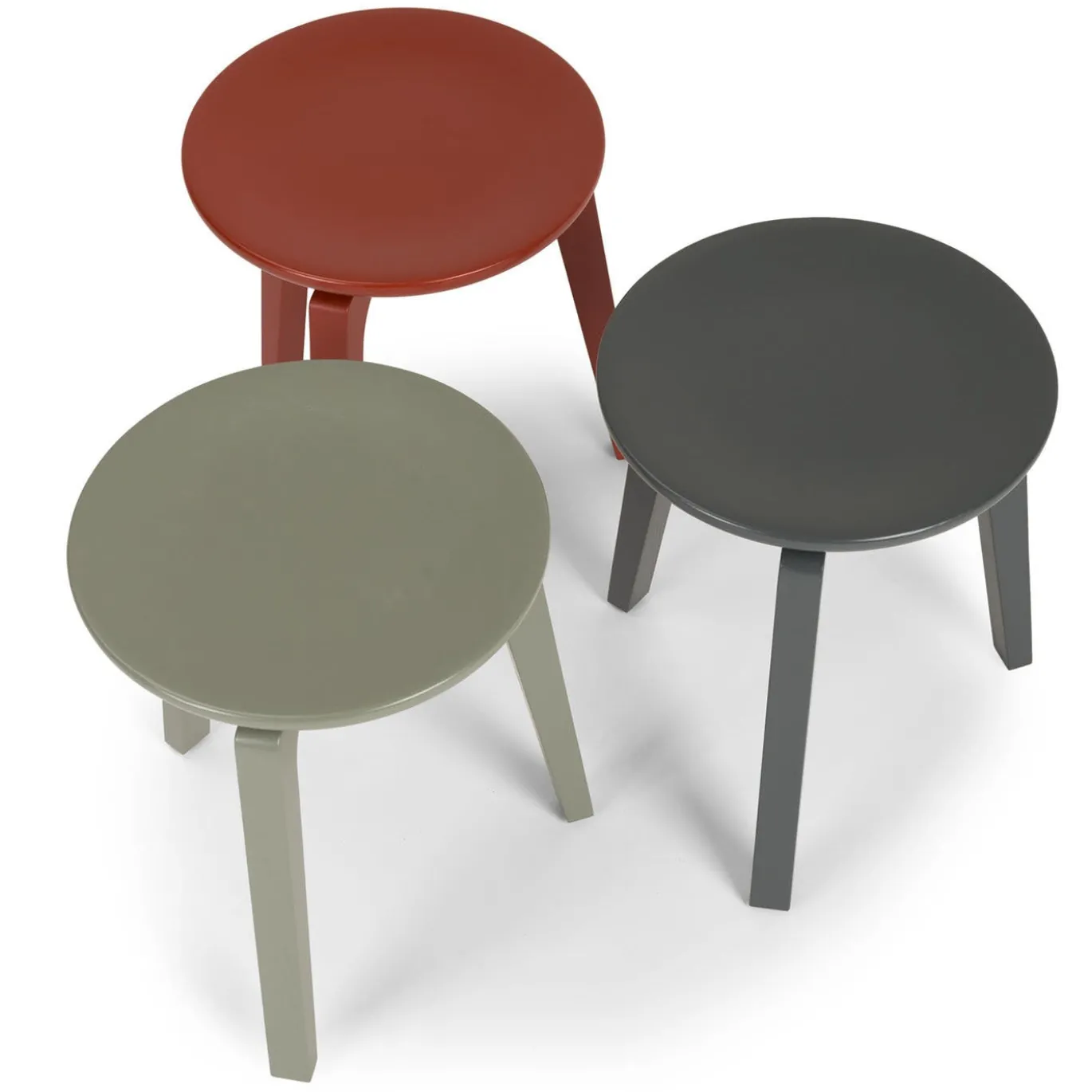Sgabello basso Tod Gray