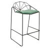Sgabello Capri Nero e Verde