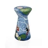 Sgabello Carpe Diem in mosaico fatto a mano di Michela Nardin