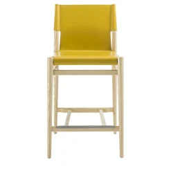 Sgabello da banco Ledermann di Tom Kelley
