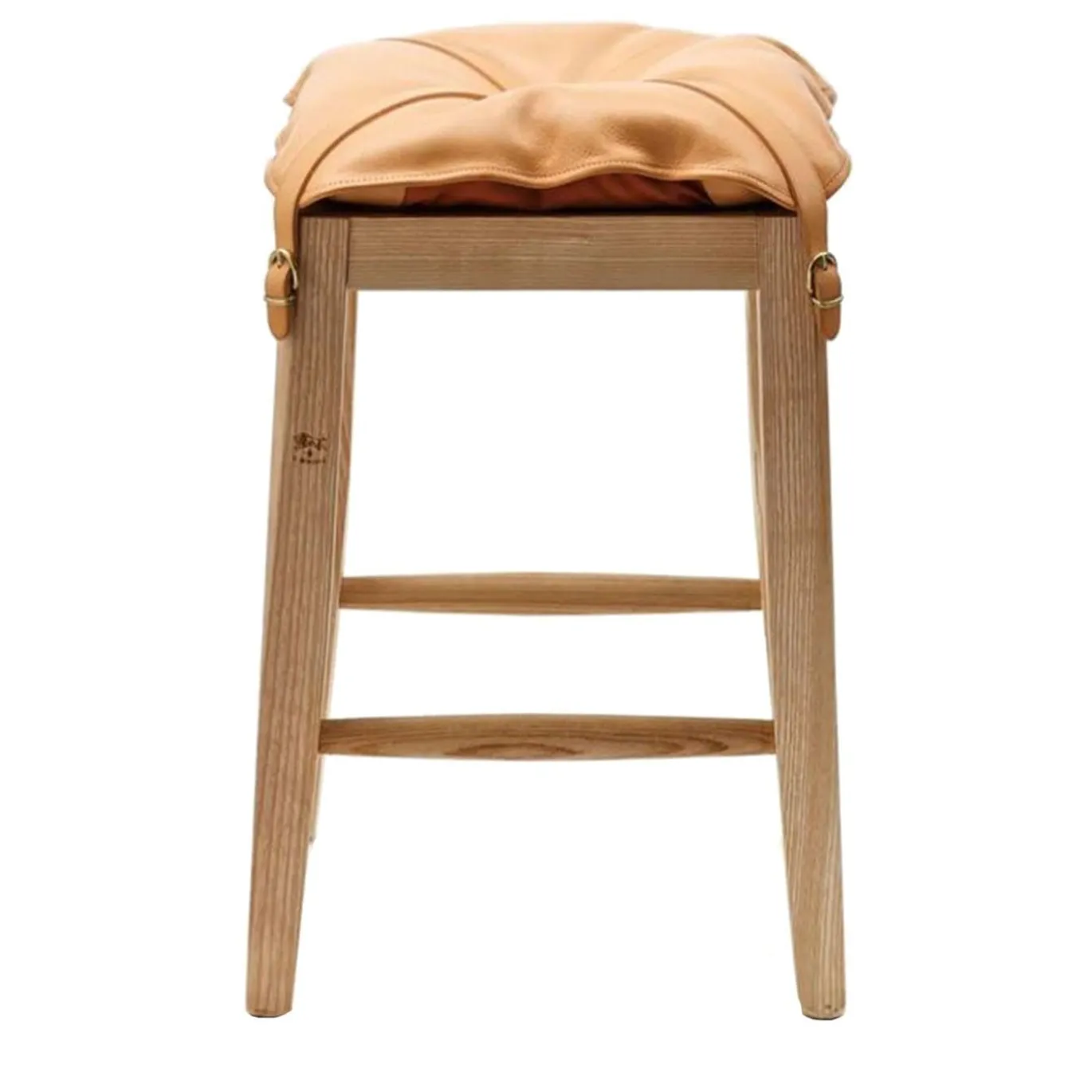 Sgabello da bancone color naturale