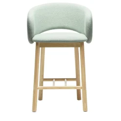 Sgabello da bar Bel Sg-65 verde chiaro di Pablo Regano