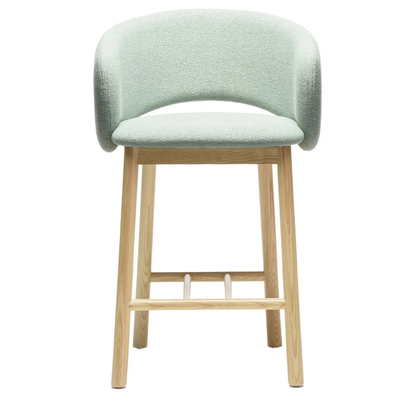 Sgabello da bar Bel Sg-65 verde chiaro di Pablo Regano