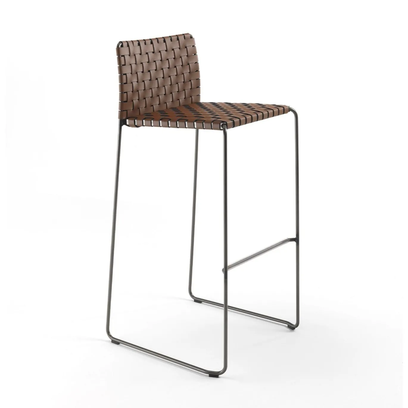 Sgabello da bar Bizzy Brown Woven