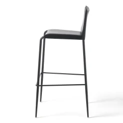 Sgabello da bar Gazzella nero