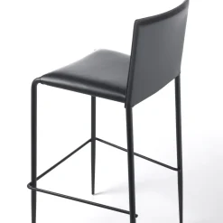 Sgabello da bar Gazzella nero