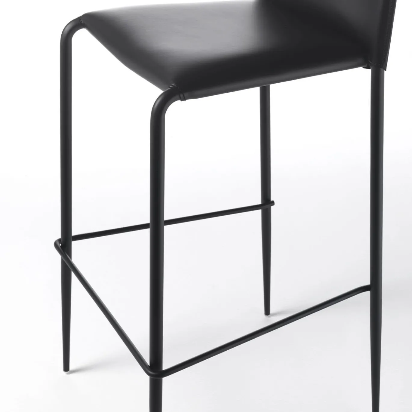 Sgabello da bar Gazzella nero