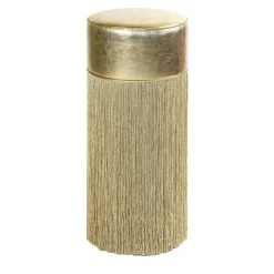 Sgabello da bar in pelle metallizzata oro lucido di Lorenza Bozzoli
