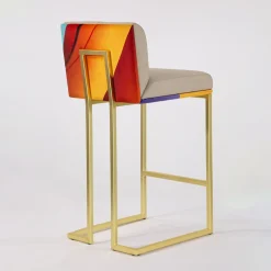 Sgabello da bar Magnetik Epoca Colore con schienale