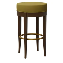 5331 Sgabello da bar marrone e verde oliva di Centro Ricerche MAAM