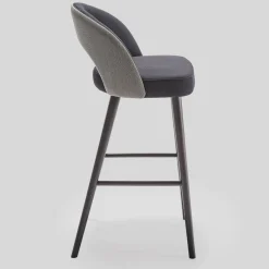Sgabello da bar Ring 2-Tone Gray di Balutto Associati