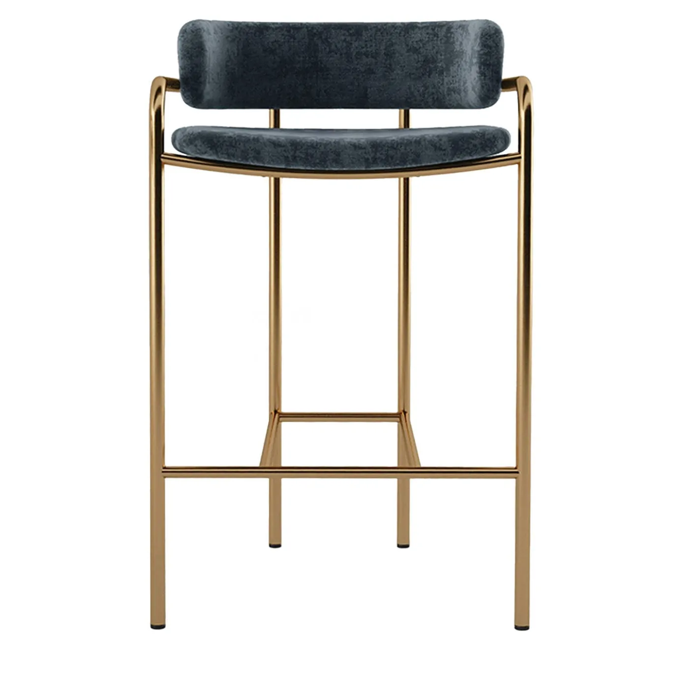 Sgabello da bar Simply in ottone dorato