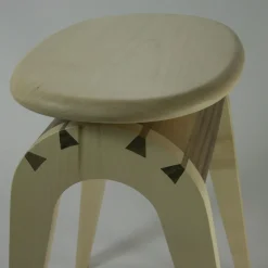 Sgabello Elliptic bicolore