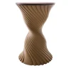 Sgabello e Tavolino Mini Tork Attorcigliato Beige