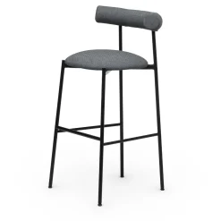 Sgabello grigio Pampa SG-80 di Studio Pastina
