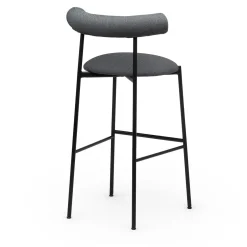 Sgabello grigio Pampa SG-80 di Studio Pastina