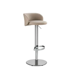 Sgabello Hillary in Pelle Beige #2 di Richard Hutten