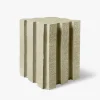 Sgabello in ceramica beige Merlate di Patricia Urquiola