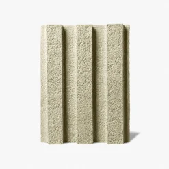 Sgabello in ceramica beige Merlate di Patricia Urquiola