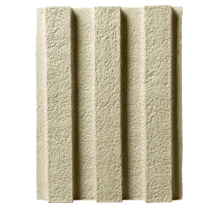 Sgabello in ceramica beige Merlate di Patricia Urquiola