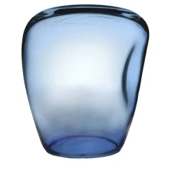 Sgabello Isola in vetro di Murano blu
