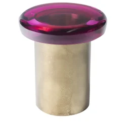 Sgabello Jade in Resina Rosa R09