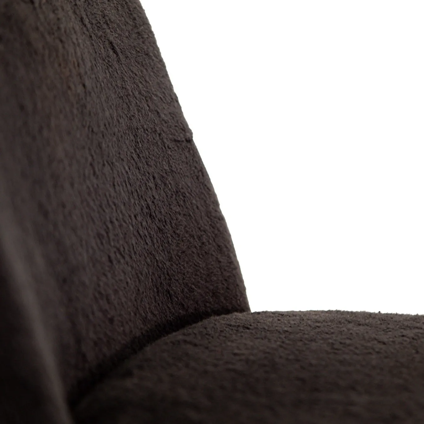 Sgabello Nero SPACE CADET con Base Cromata
