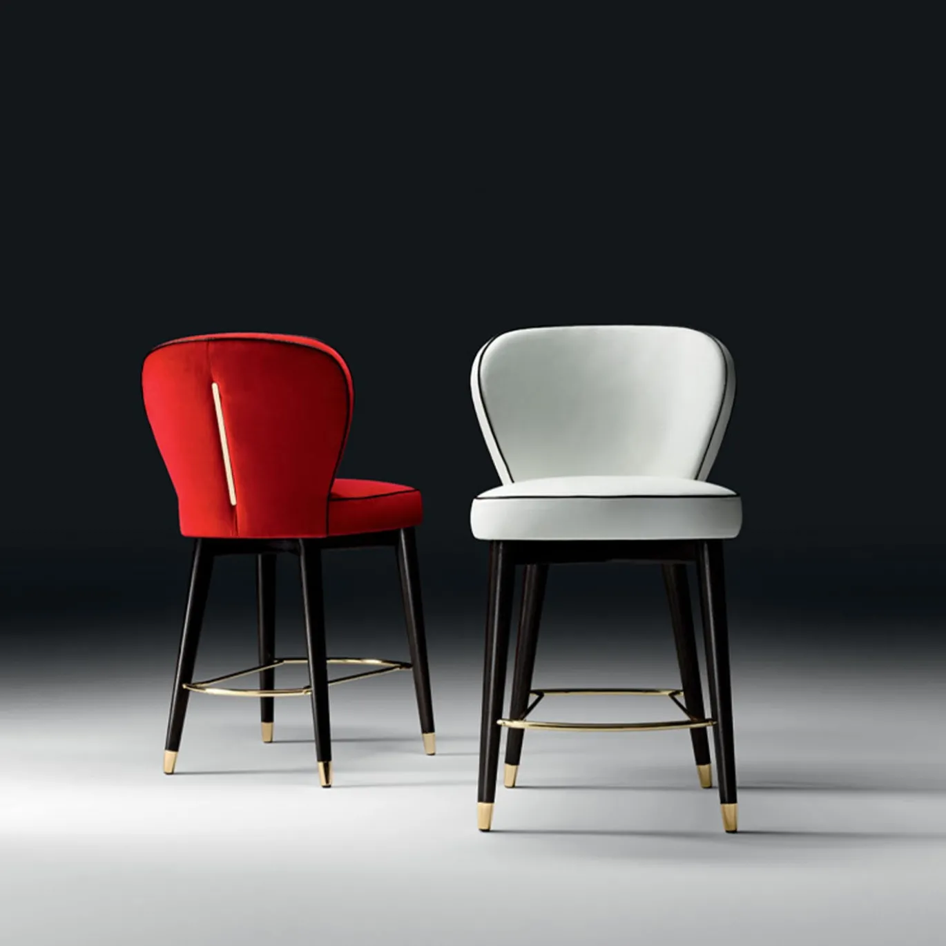 Sgabello Olivia Red