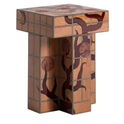 Sgabello Orvalho in Legno