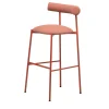Sgabello Pampa SG-80 rosa e rosso mattone di Studio Pastina