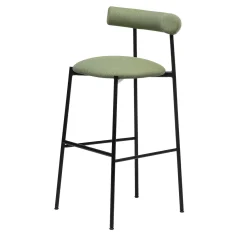 Sgabello Pampa SG-80 verde e nero di Studio Pastina