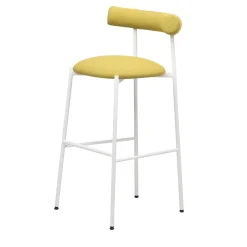 Sgabello Pampa SG-80 verde lime e bianco di Studio Pastina