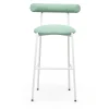 Sgabello Pampa SG-80 verde salvia e bianco di Studio Pastina