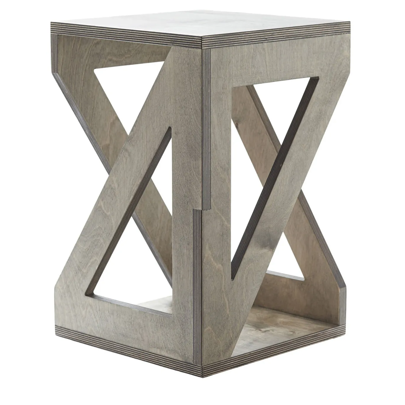Sgabello Pitagora Platinum di Antonio Saporito